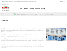 Tablet Screenshot of hamko.com.bd